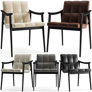 3D chair minotti fynn model
