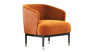 LUNGOTEVERE LEATHER ARMCHAIR
