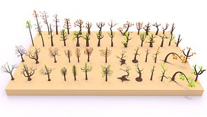 tree pack 3D model