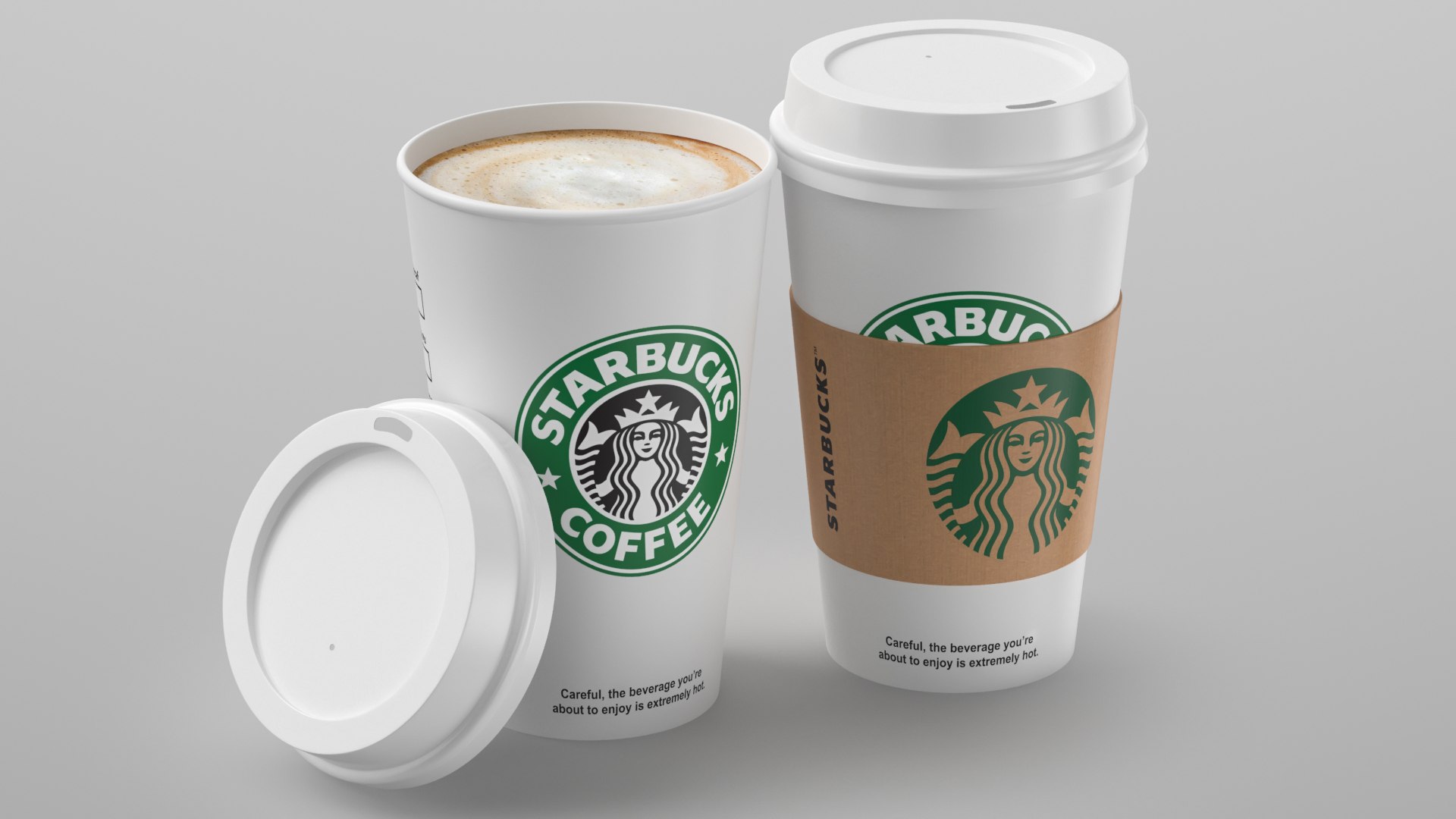 3D Starbucks Coffee Paper Cup - TurboSquid 1858375