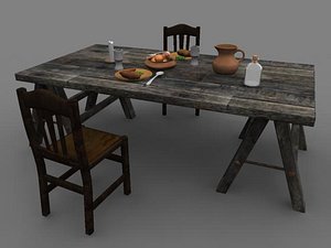 Medieval Dinner Table