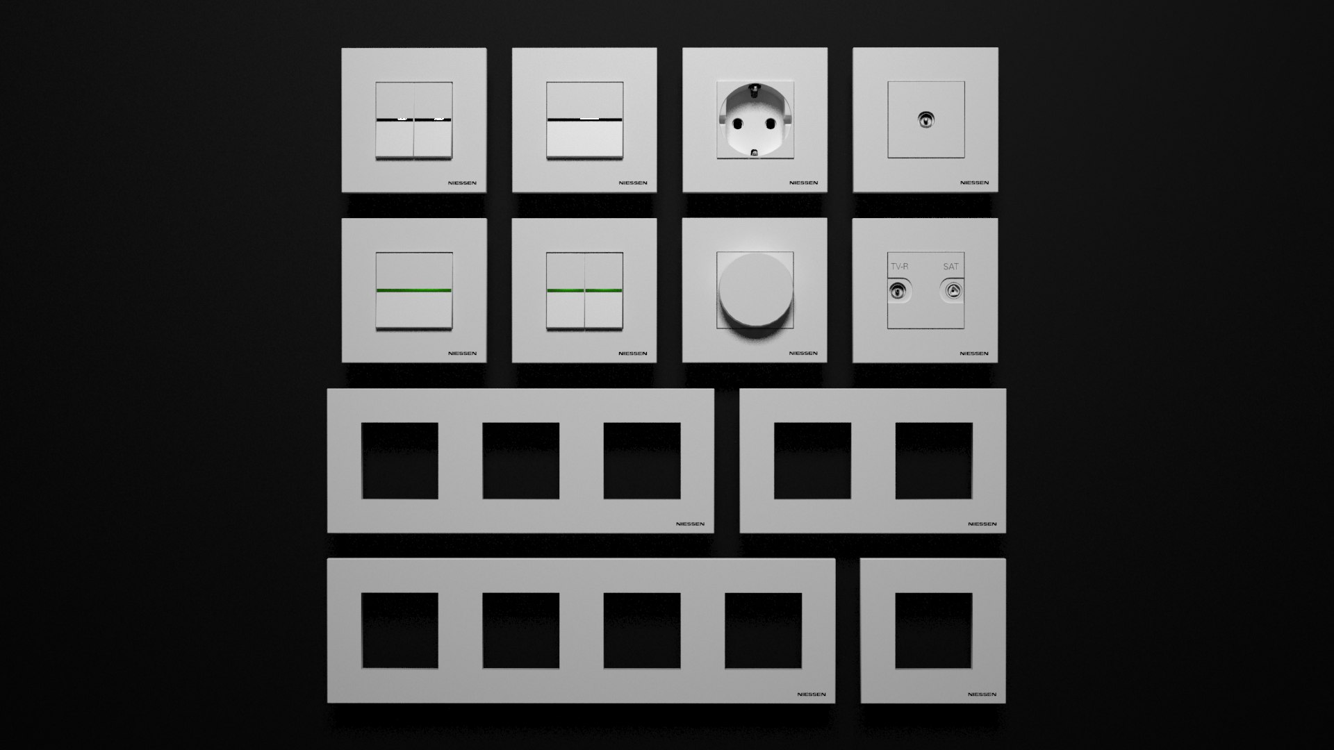 Switches Abb Zenit 3D Model - TurboSquid 1362509