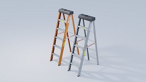 3D Folding Ladder 4K