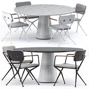 EXES CHAIR and CONIX Round Table