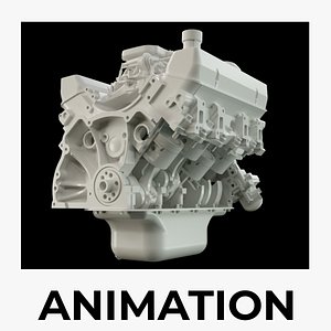 motion car engine v8