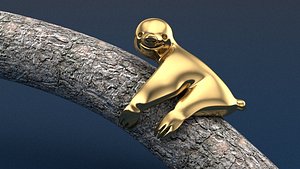 sloth ring jewels 3D model
