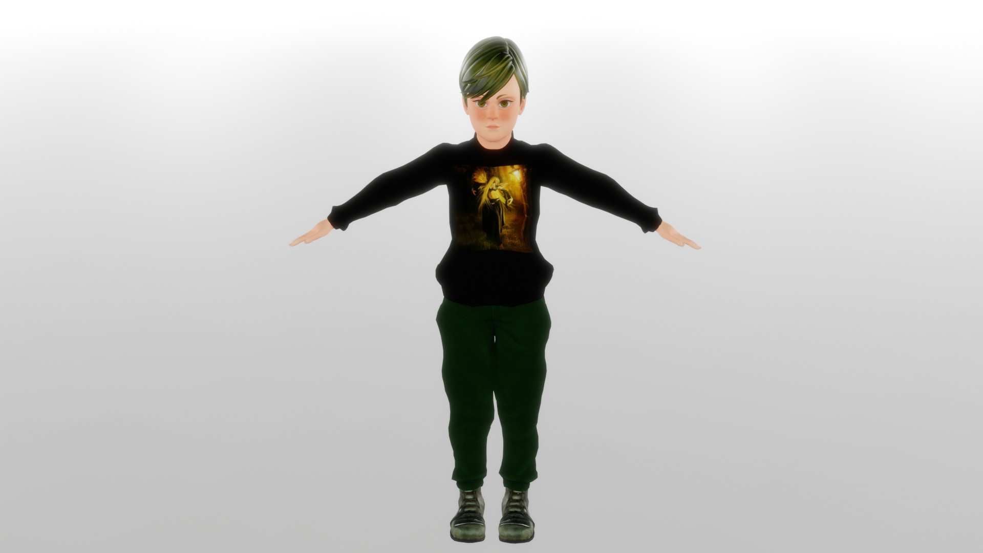 3D Cartoon 3D Rigged Young Boy-James Character Model - TurboSquid 2276722