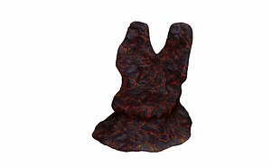 throne lava 3D model