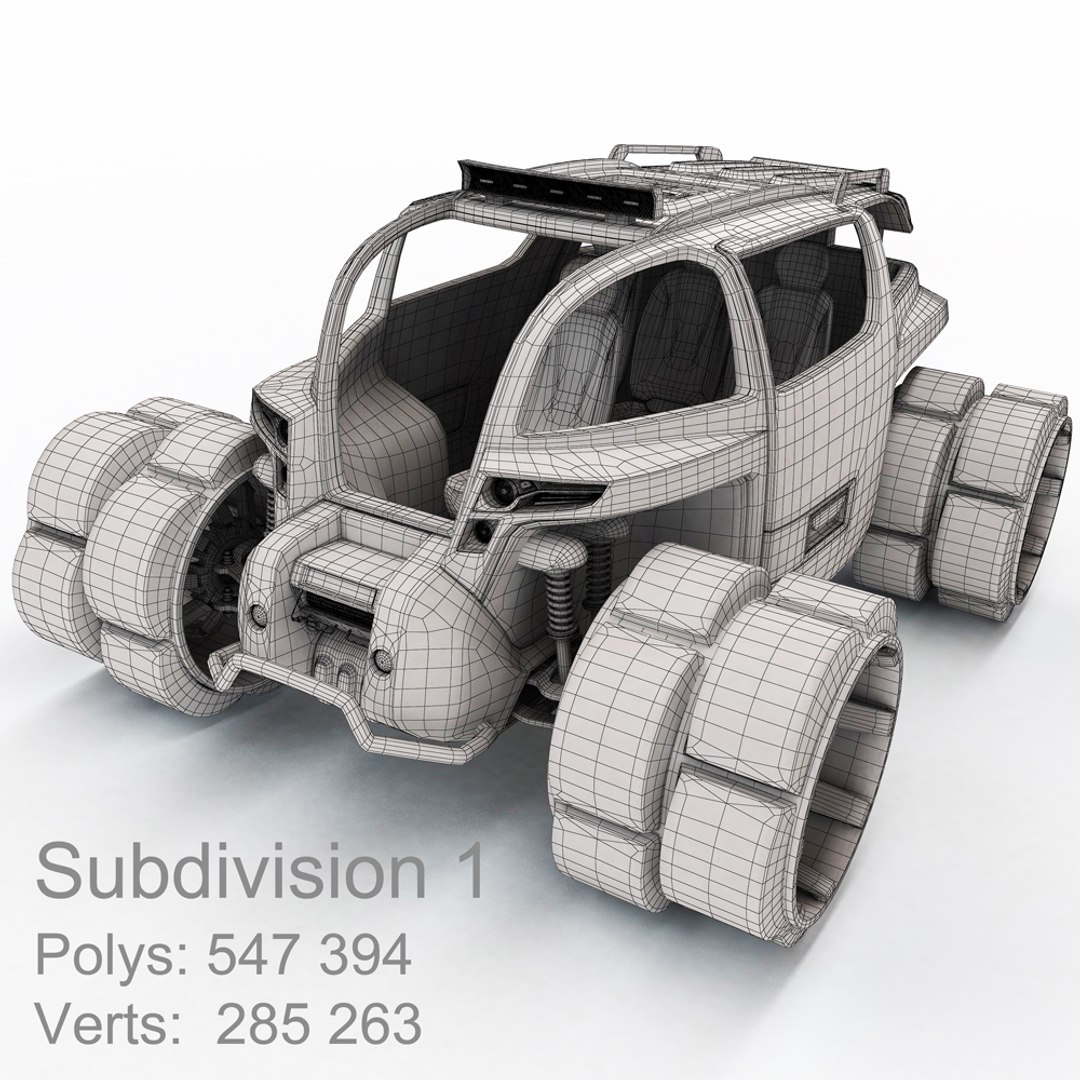 Multi-purpose All-terrain Vehicle 3D Model - TurboSquid 1213626