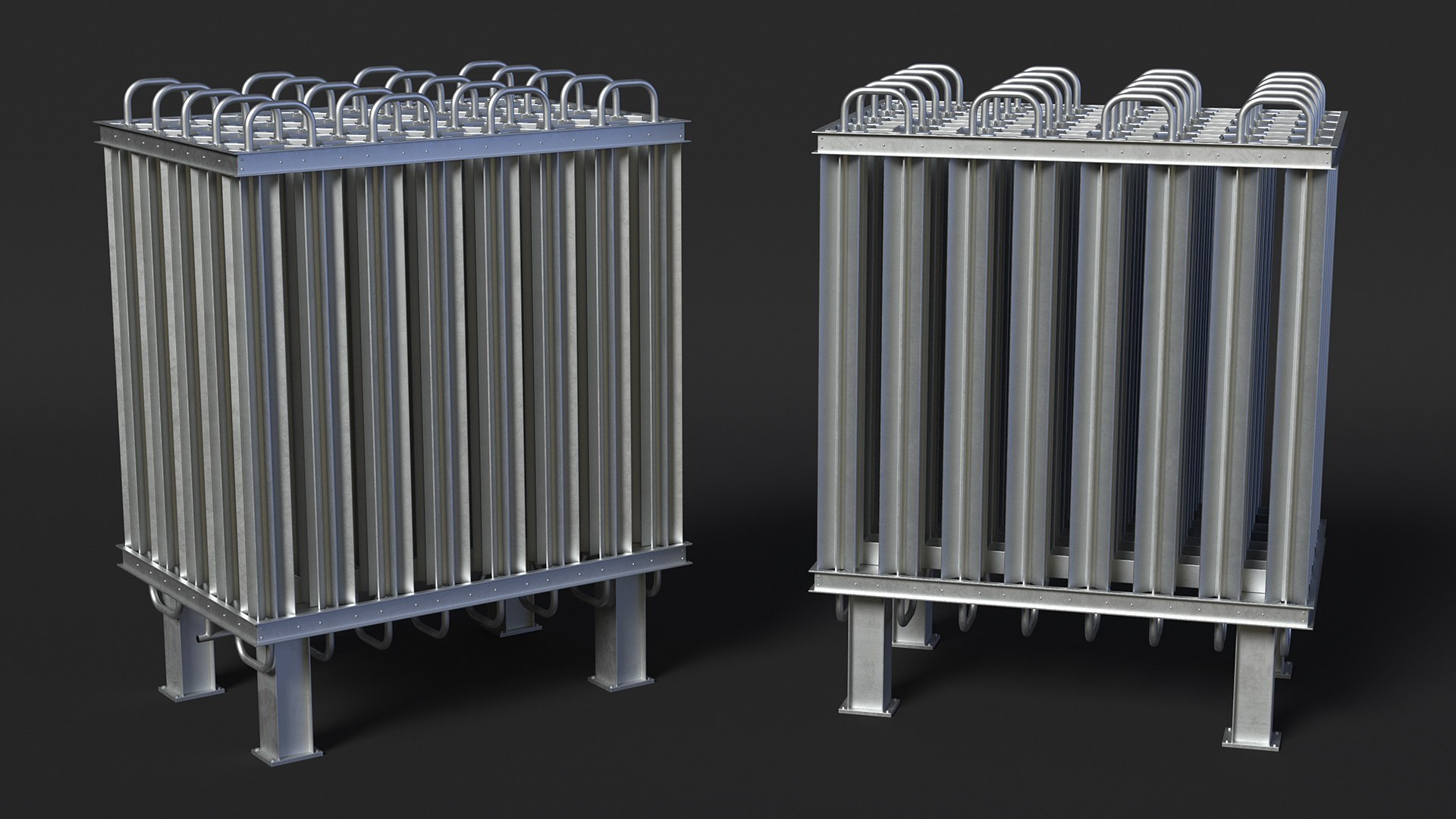 Radiator Of LNG Gas Filling Station 3D Model - TurboSquid 2246383