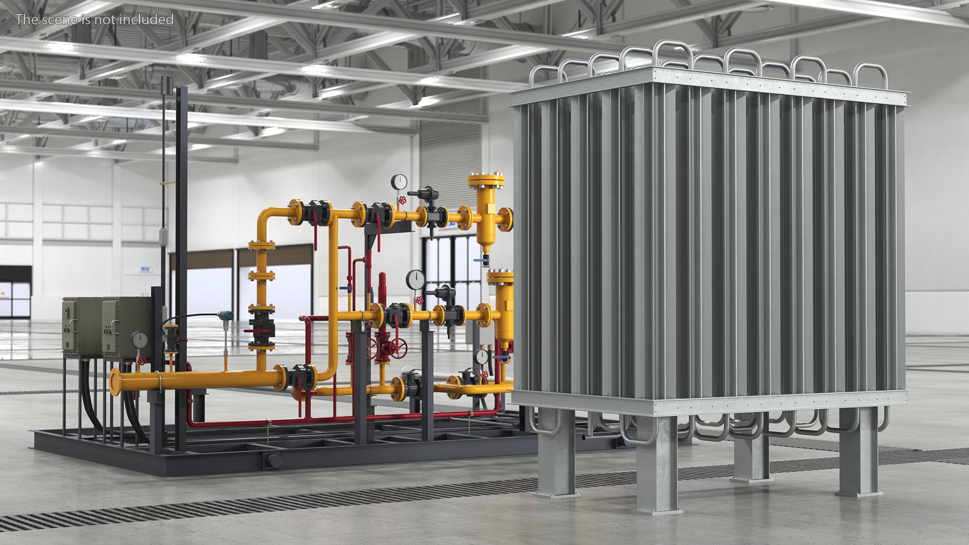 Radiator Of LNG Gas Filling Station 3D Model - TurboSquid 2246383