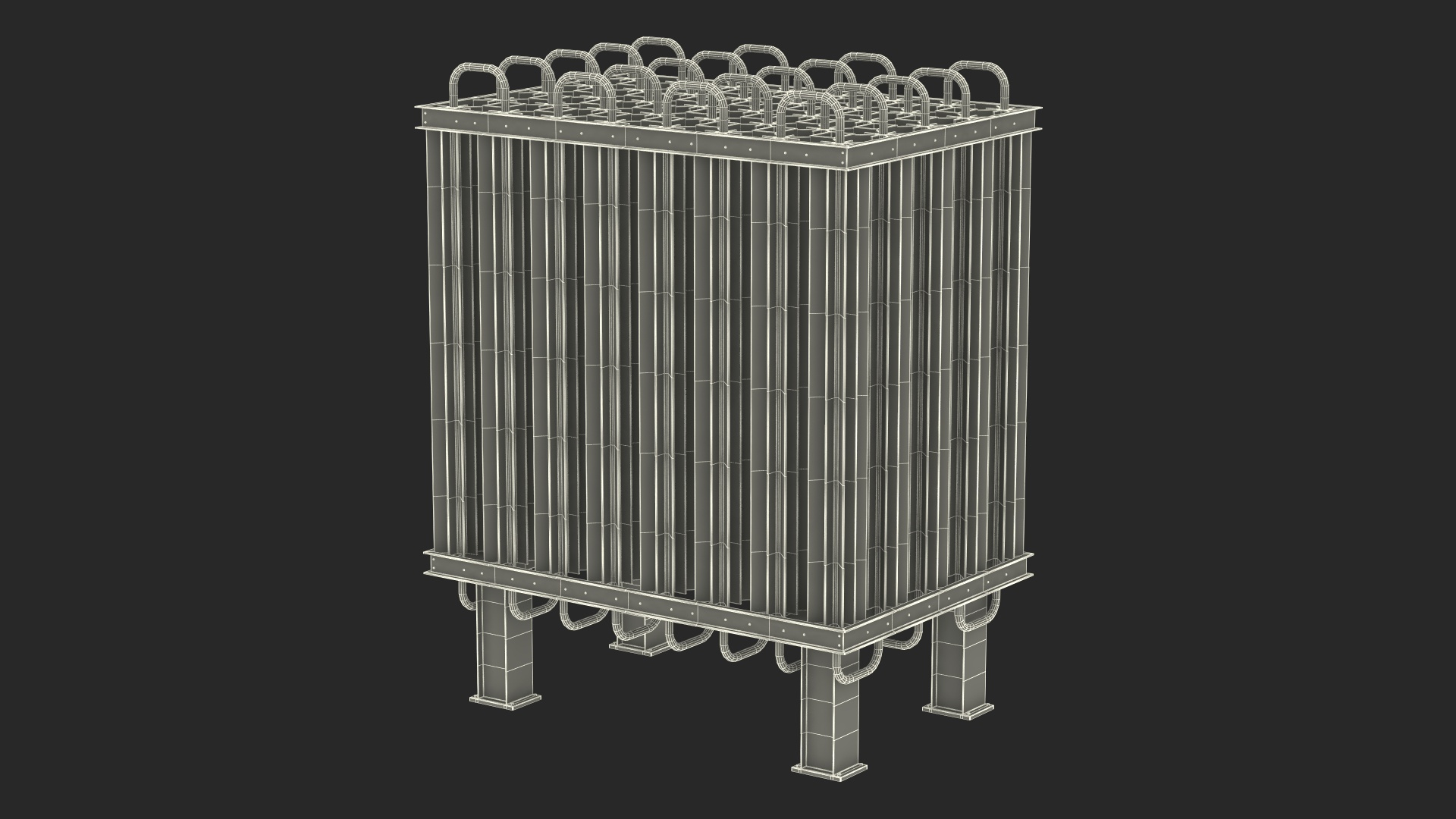 Radiator Of LNG Gas Filling Station 3D Model - TurboSquid 2246383