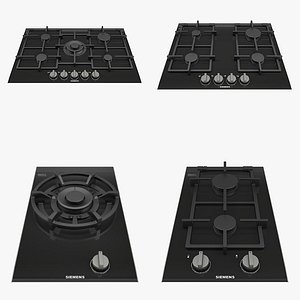 3D model siemens gas hob