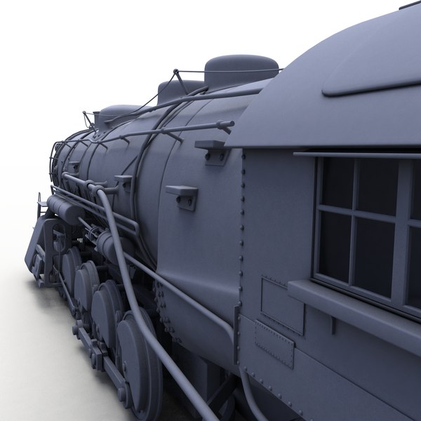 3dsmax Steam Train