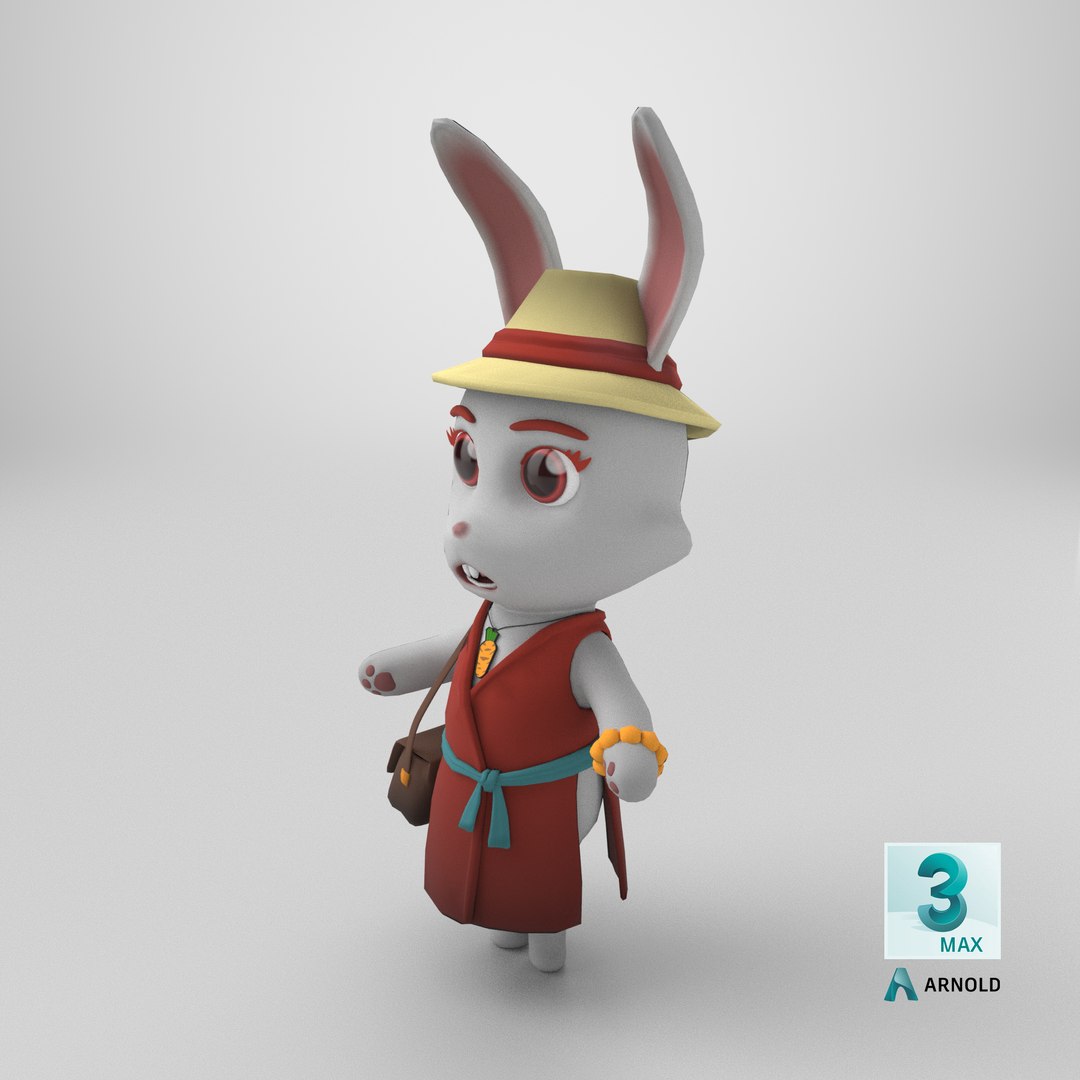 Mrs Rabbit Cartoon Character PBR model https://p.turbosquid.com/ts-thumb/T5/CBLdiu/OB/stemcell_max_arnold_render/png/1724402908/1920x1080/fit_q87/4058f23bf22da0cf4d62478d4c5c259bf3e0fac8/stemcell_max_arnold_render.jpg