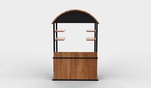 Food Carts 02 3D model model