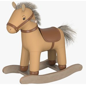 3D Baby Rocking Horse