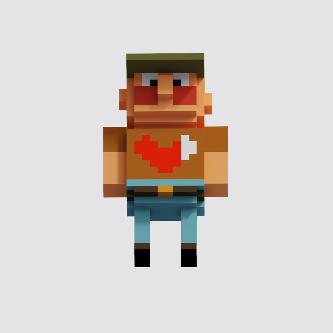 3D Voxel man https://p.turbosquid.com/ts-thumb/T5/KOH1SD/Sm/snap20211031175402/png/1635703003/1920x1080/fit_q87/cc6ab192b3a362fc5f2a503cb97290fd1c65d44e/snap20211031175402.jpg