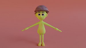 ASH- cartoon character model