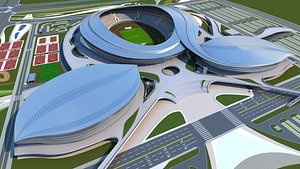 3D model Stadium 6