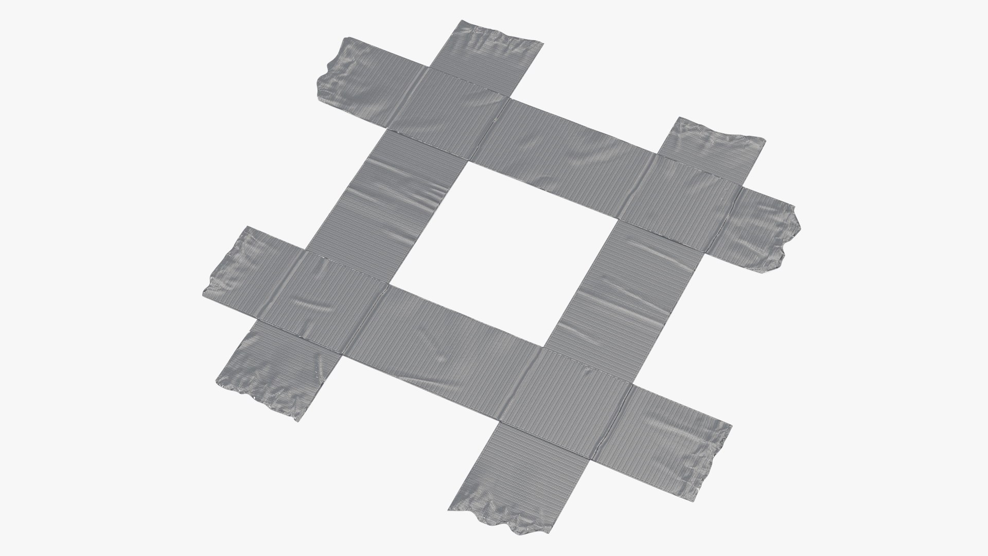 Duct Tape Frame 3D model preview