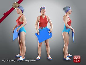 3D female swwimmingpool acc 2130