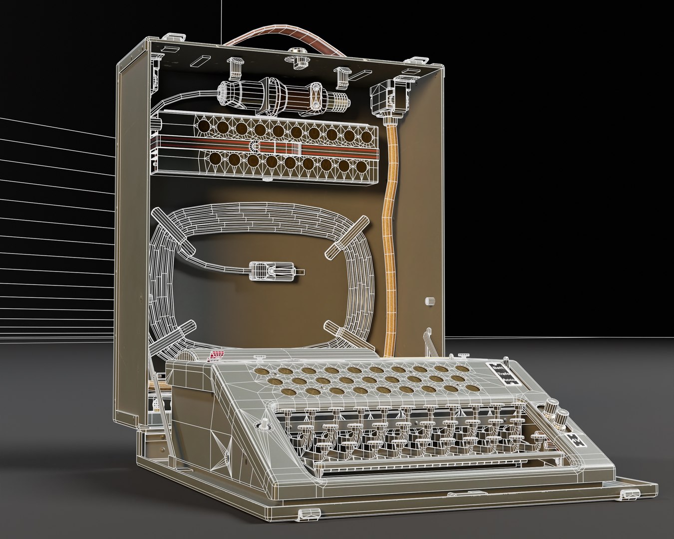 Vintage Code Decipher - Code Breaker 3D Model - TurboSquid 2404110