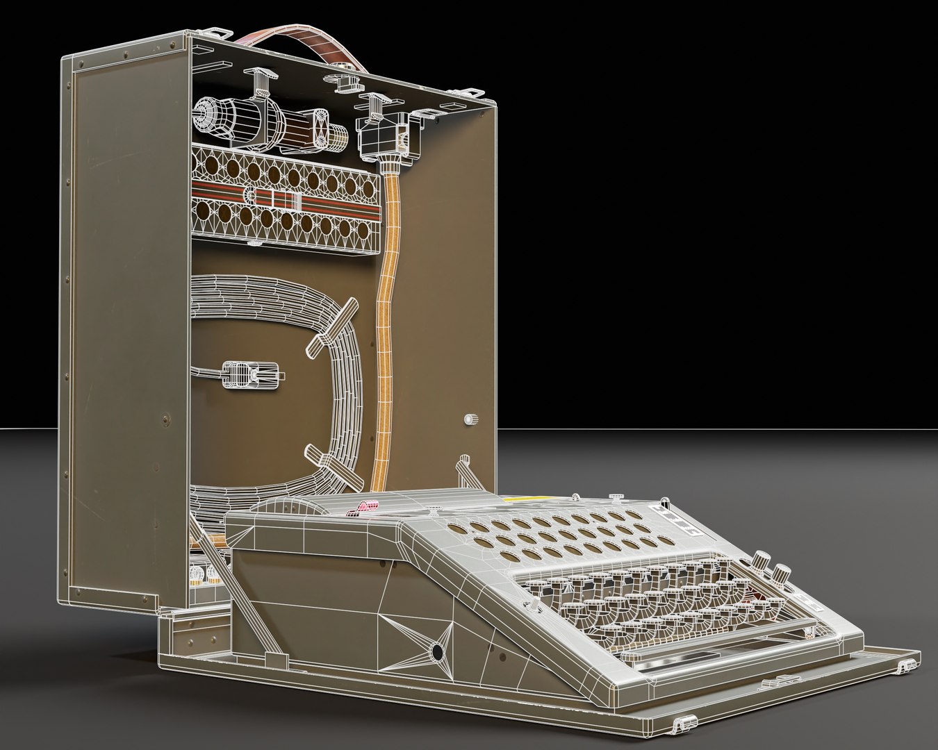 Vintage Code Decipher - Code Breaker 3D Model - TurboSquid 2404110