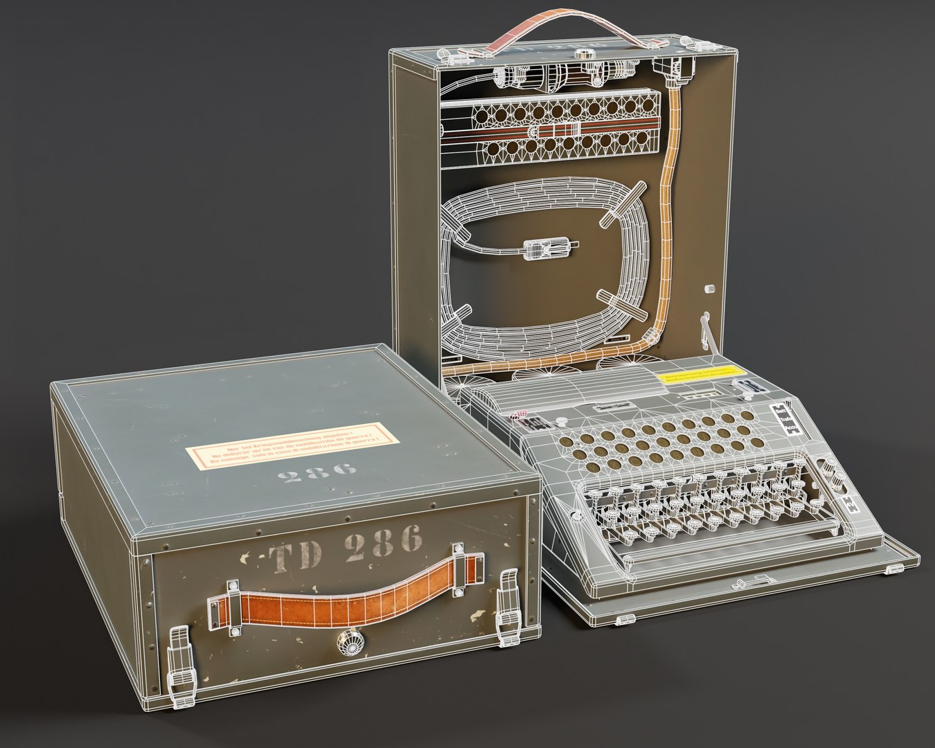 Vintage Code Decipher - Code Breaker 3D Model - TurboSquid 2404110