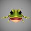 cartoon frog 3D