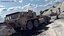Military Oshkosh HEMTT with Artillery M777 Howitzer Rigged