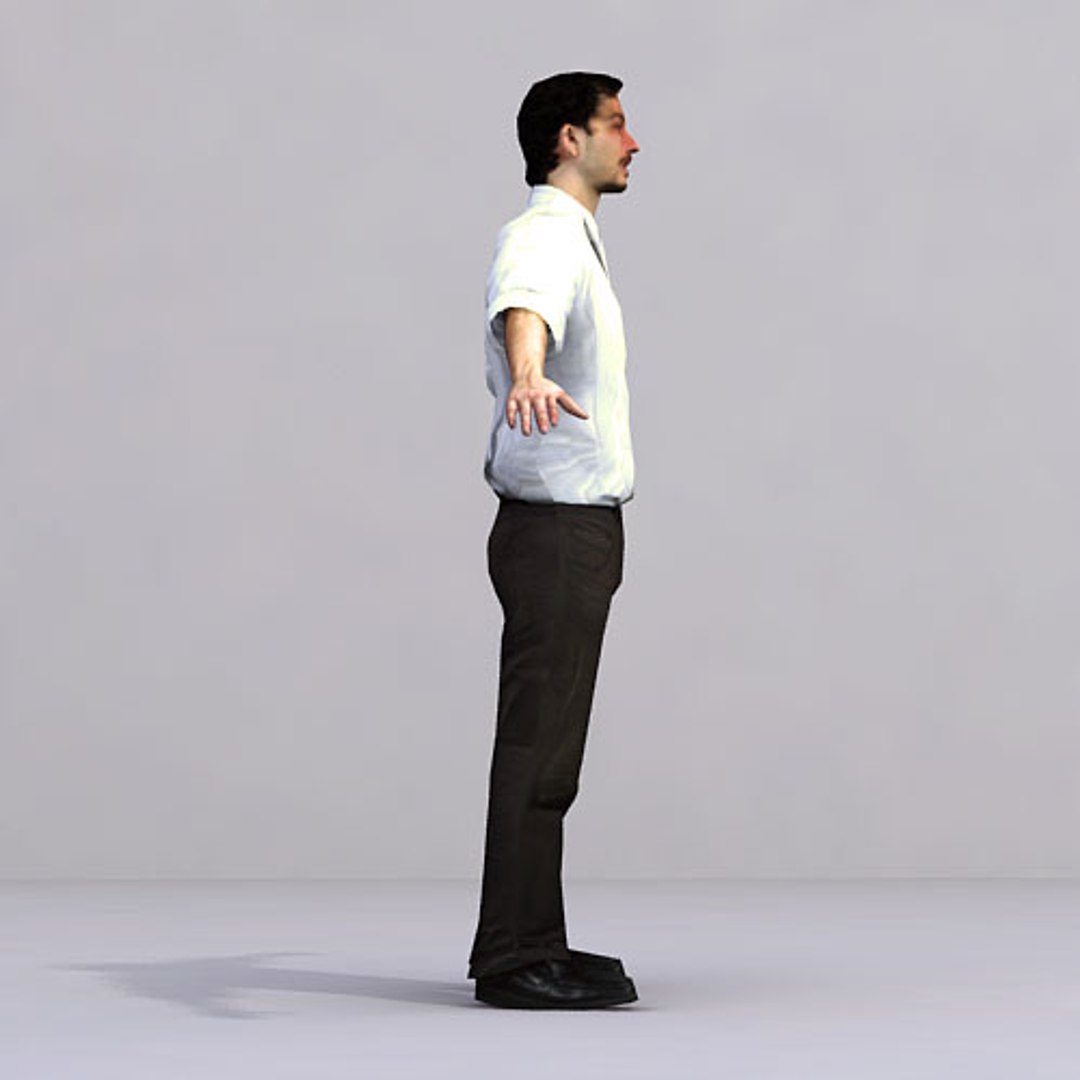 3d model axyz characters rigged human