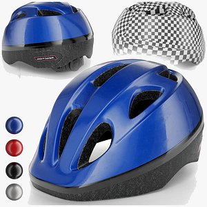 3D Bike sport helmet model