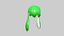 Inkling Hair 03 Green - Splatoon Character Design