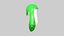 Inkling Hair 03 Green - Splatoon Character Design