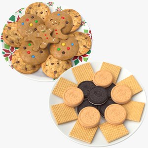 Biscuits And Cookies Plates