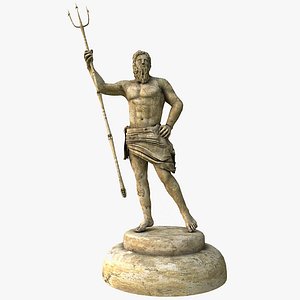 Poseidon Statue V2