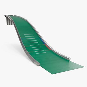 Artificial Grass Jump Ramp Finish Zone