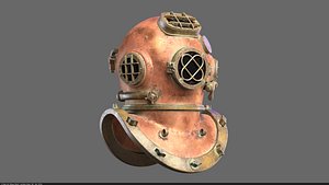 3D Diving Helmet model