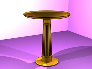 3d bird bath model