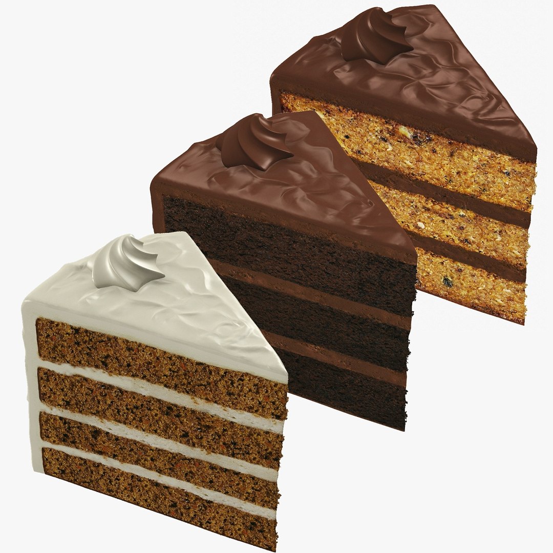 Slices Cake Obj
