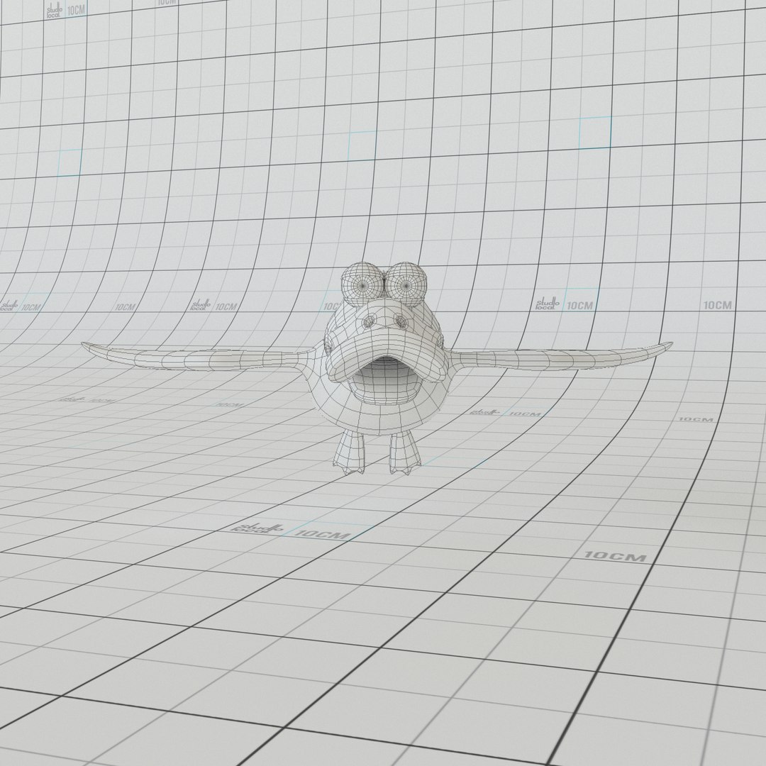 Cartoon Duck Rig 3D Model - TurboSquid 1210576