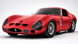 Ferrari 250 GTO Low Poly 3D Model 3D model