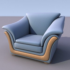 sofa armchair 3d 3ds