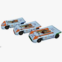 Porsche 908 - 3 1970 - Gulf Race Version