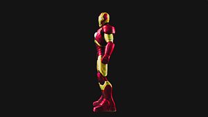 Ironman low poly 3D