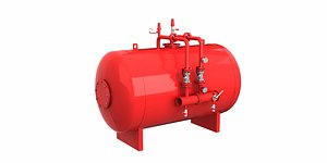 3D foam discharge tank