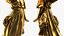 Fantasy Gold Angel Statue