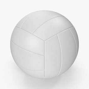 leather volleyball 3d model