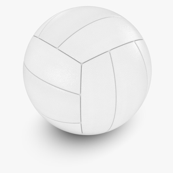 leather volleyball 3d model